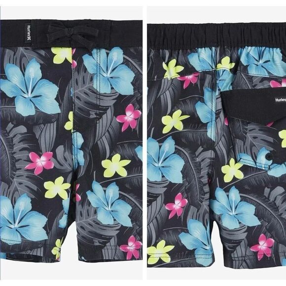 HURLEY - Big Boys Sz 20/30 Board Shorts/Drawstring Adj. Waistband/Above Knee - Picture 5 of 16